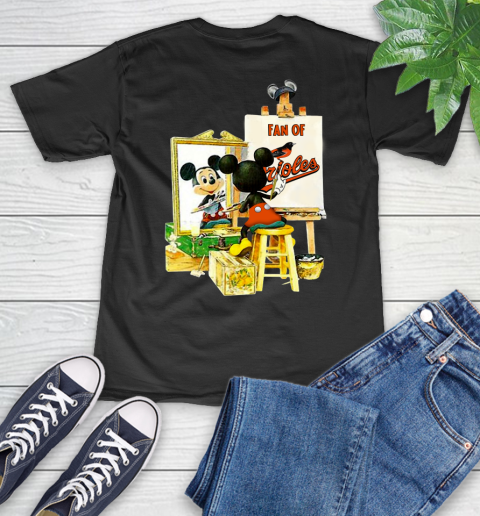 MLB Baseball Baltimore Orioles Mickey Drawing Shirt 46
