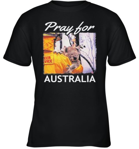Koalas Pray For Australia Youth T-Shirt