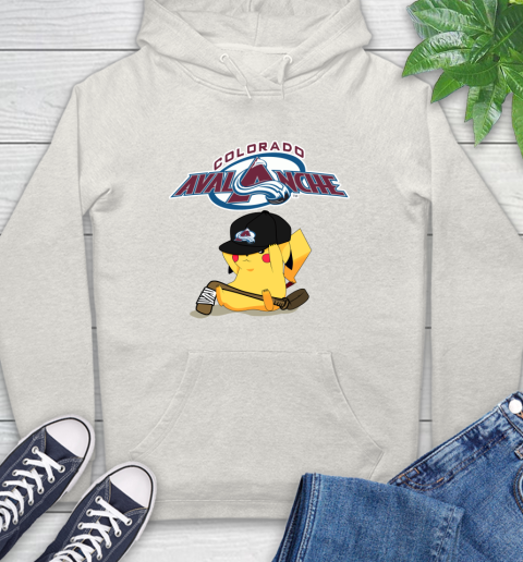 NHL Pikachu Hockey Sports Colorado Avalanche Hoodie 12