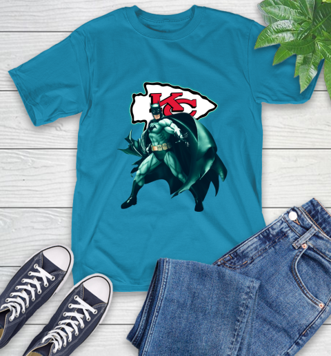 NFL Batman Football Sports Kansas City Chiefs T-Shirt 8