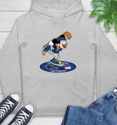 NHL Hockey St.Louis Blues Cheerful Mickey Disney Shirt Hoodie 6