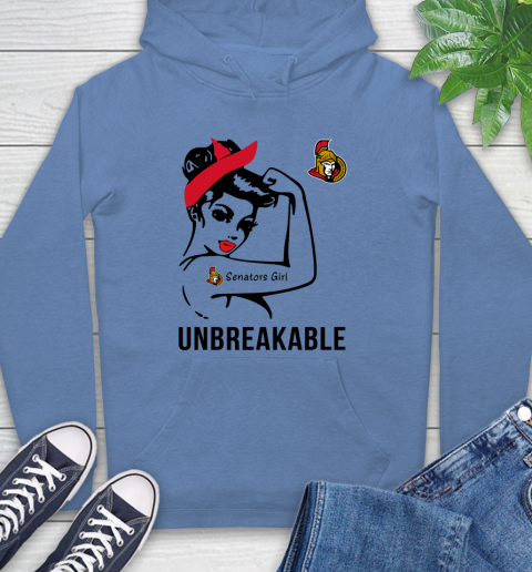 NHL Ottawa Senators Girl Unbreakable Hockey Sports Hoodie 9