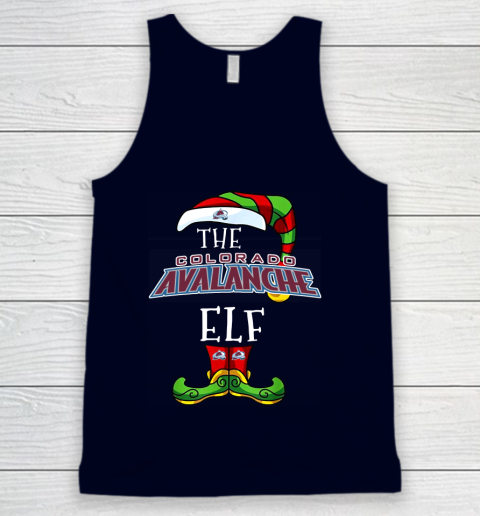 Colorado Avalanche Christmas ELF Funny NHL Tank Top 2