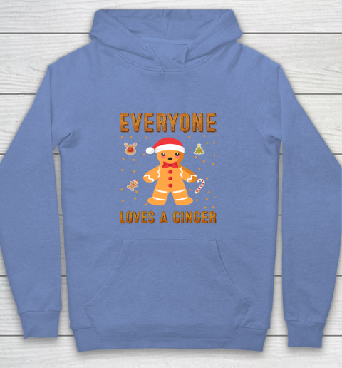 Everyone Loves A Ginger Funny Christmas Youth Hoodie 8