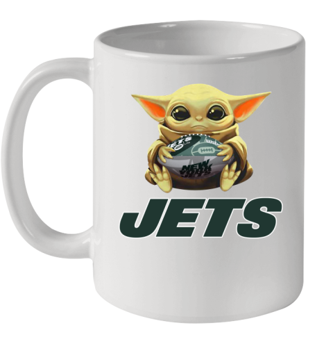 NFL Football New York Jets Baby Yoda Star Wars Shirt Ceramic Mug 11oz