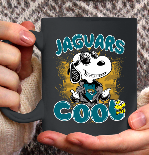 NFL Football Jacksonville Jaguars Cool Snoopy Shirt Ceramic Mug 15oz