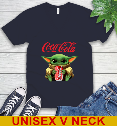 Star Wars Baby Yoda Hugs Coca Cola Soft Drink Shirt 51