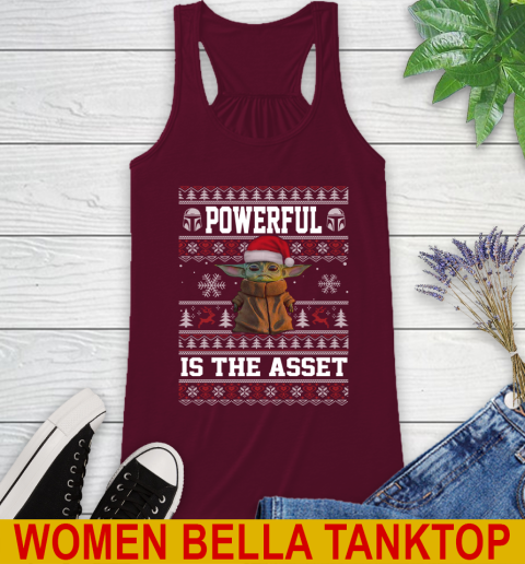 Powerful Is The Asset Baby Yoda Christmas Star Wars Shirts 38