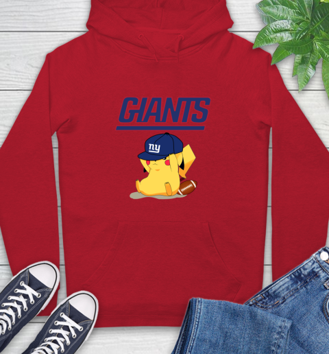 NFL Pikachu Football Sports New York Giants Hoodie 10
