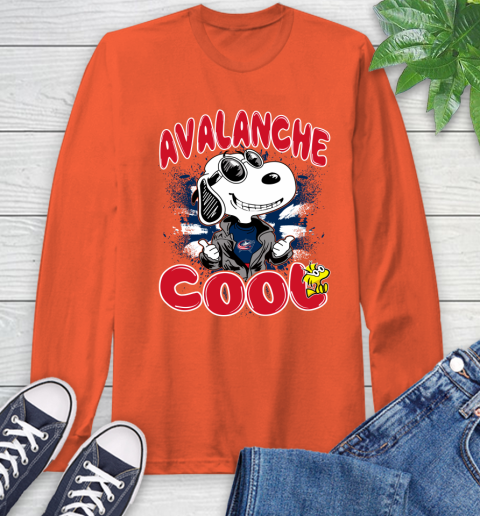 NHL Hockey Columbus Blue Jackets Cool Snoopy Shirt Long Sleeve T-Shirt 4