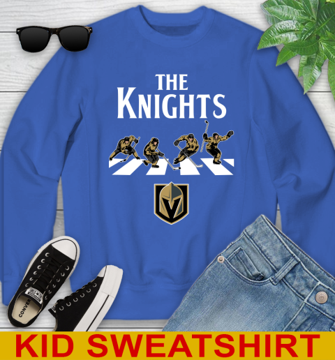 NHL Hockey Vegas Golden Knights The Beatles Rock Band Shirt Youth Sweatshirt 6