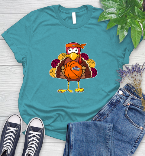 Cleveland Cavaliers Turkey thanksgiving day Women's T-Shirt 12