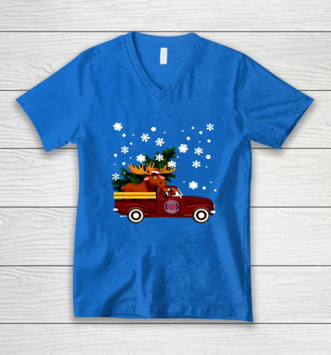 Los Angeles Angels Bring Christmas Home MLB V-Neck T-Shirt 5