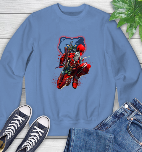 NBA Deadpool Marvel Comics Sports Basketball Memphis Grizzlies Sweatshirt 11