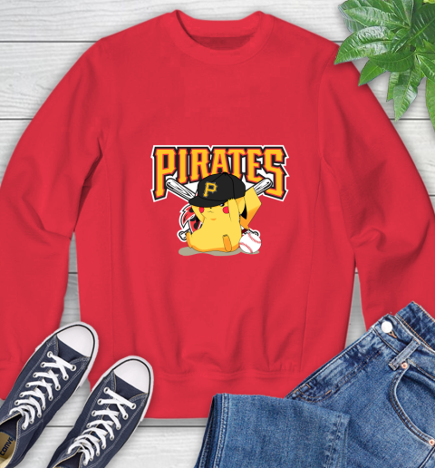 MLB Pikachu Baseball Sports Pittsburgh Pirates Sweatshirt 10