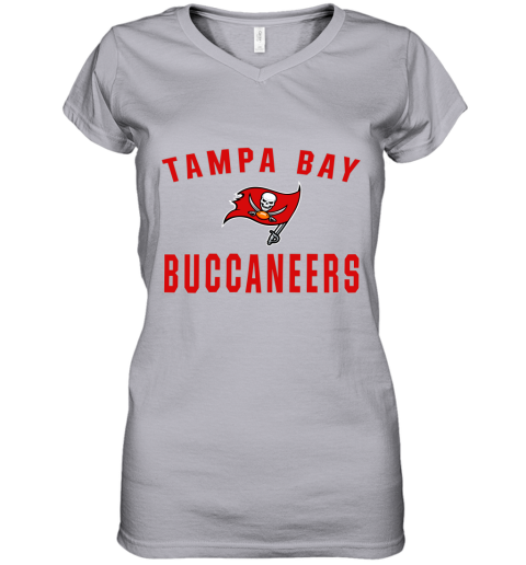qp7z mens tampa bay buccaneers nfl pro line by fanatics branded gray victory arch t shirt women v neck t shirt 39 front sport grey