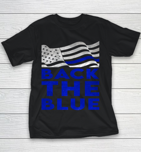 BACK THE BLUE Thin Blue Line Youth T-Shirt