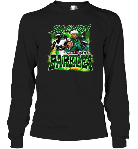 Philadelphia Eagles Saquon Barkley Long Sleeve T-Shirt