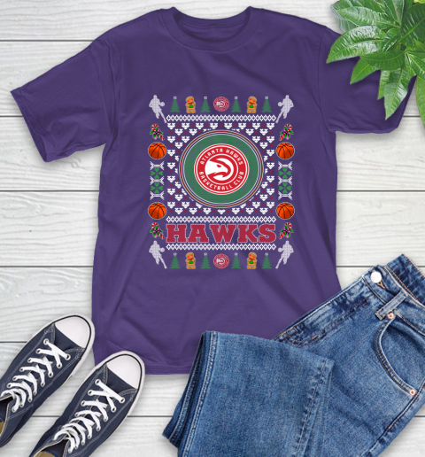 Atlanta Hawks Merry Christmas NBA Basketball Loyal Fan Ugly Shirt 5