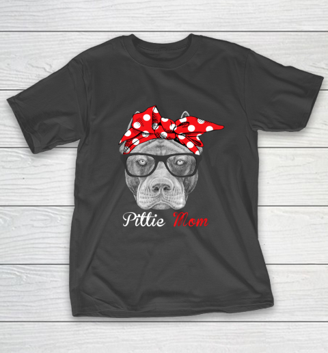Dog Mom Shirt Pittie Mom Shirt for Pitbull Dog Lovers Mothers Day T-Shirt