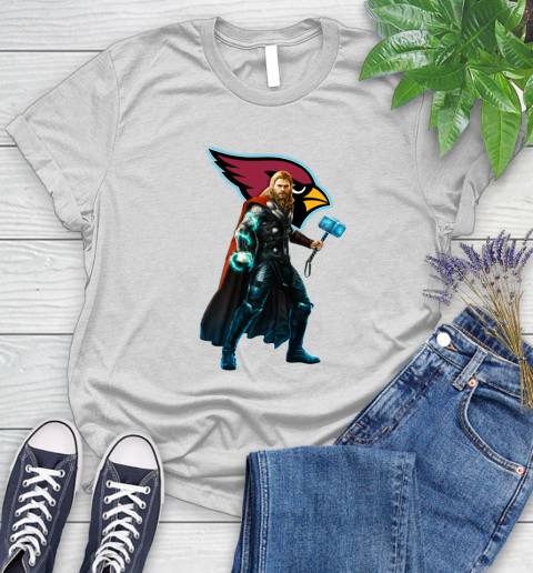 NFL Thor Avengers Endgame Football Arizona Cardinals Women's T-Shirt