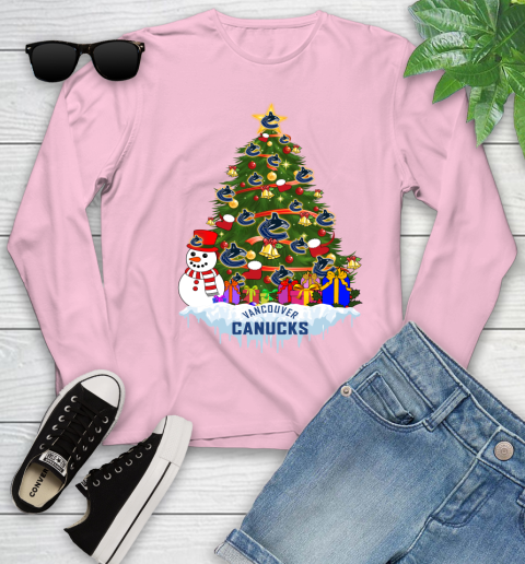 Vancouver Canucks Merry Christmas NHL Hockey Sports Youth Long Sleeve 11 Vancouver Canucks Merry Christmas NHL Hockey Sports Youth Long Sleeve - Image 11