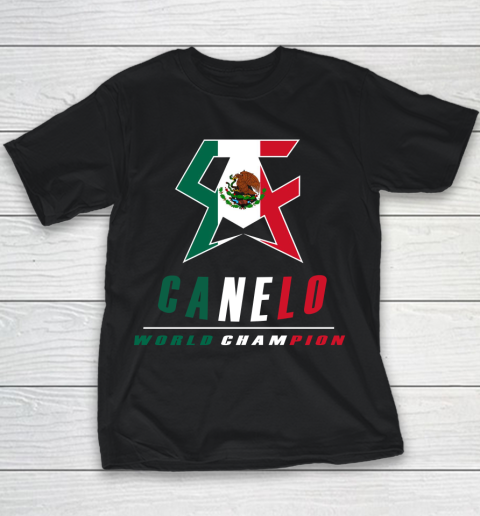 Canelo alvarez World Champion Mexico Youth T-Shirt