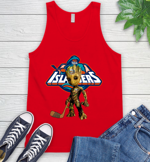 New York Islanders NHL Hockey Groot Marvel Guardians Of The Galaxy Tank Top 6