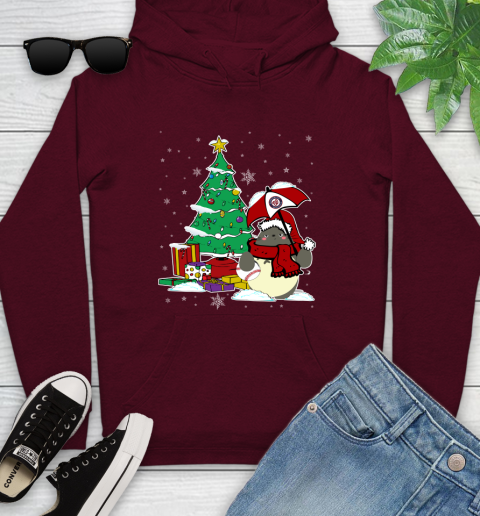 Washington Nationals MLB Baseball Cute Tonari No Totoro Christmas Sports Youth Hoodie 7