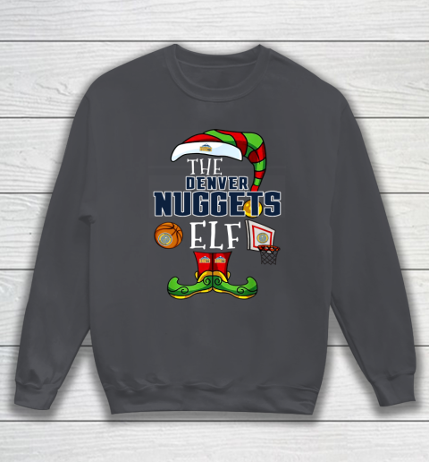 Denver Nuggets Christmas ELF Funny NBA Sweatshirt 4