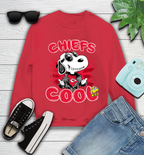 NFL Football Kansas City Chiefs Cool Snoopy Shirt Youth Sweatshirt 7 NFL Football Kansas City Chiefs Cool Snoopy Shirt Youth Sweatshirt - Image 7