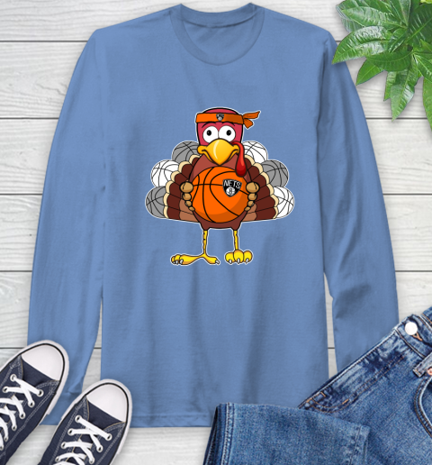Brooklyn Nets Turkey thanksgiving day Long Sleeve T-Shirt 11