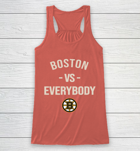 Boston Bruins Vs Everybody Racerback Tank 3