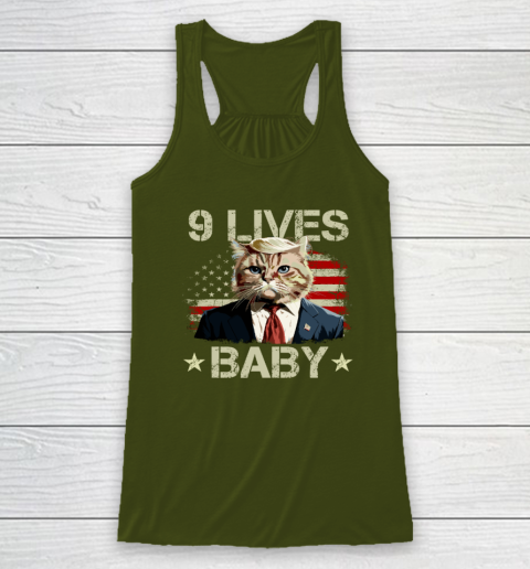 9 Lives Baby Trump Racerback Tank 2