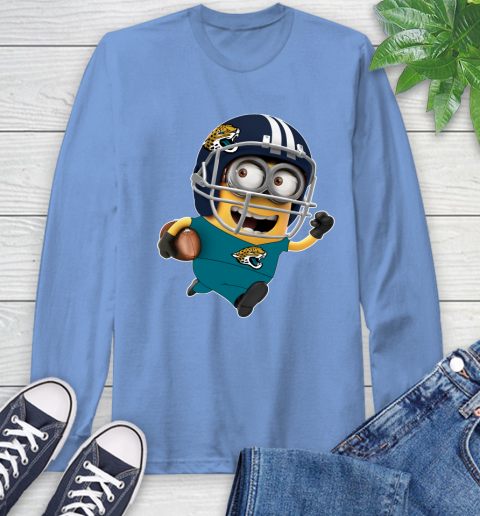 NFL Jacksonville Jaguars Minions Disney Football Sports Long Sleeve T-Shirt 11