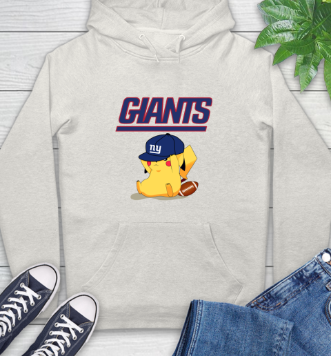 NFL Pikachu Football Sports New York Giants Hoodie 12