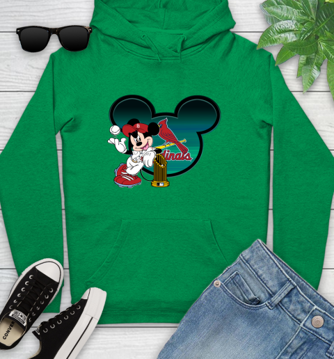 MLB St.Louis Cardinals The Commissioner's Trophy Mickey Mouse Disney Youth Hoodie 7
