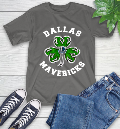 NBA Dallas Mavericks Three Leaf Clover St Patrick's Day Basketball Sports T-Shirt 10