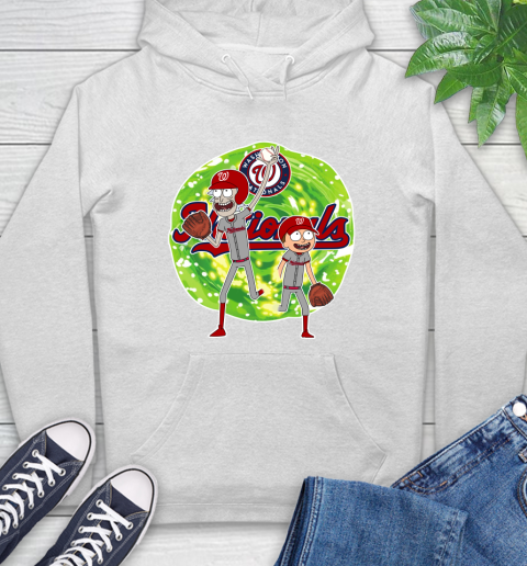 MLB Washington Nationals Rick And Morty Baseball Sports Hoodie