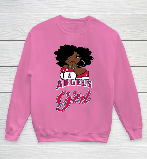 Los Angeles Angelss Girl MLB Youth Sweatshirt 7