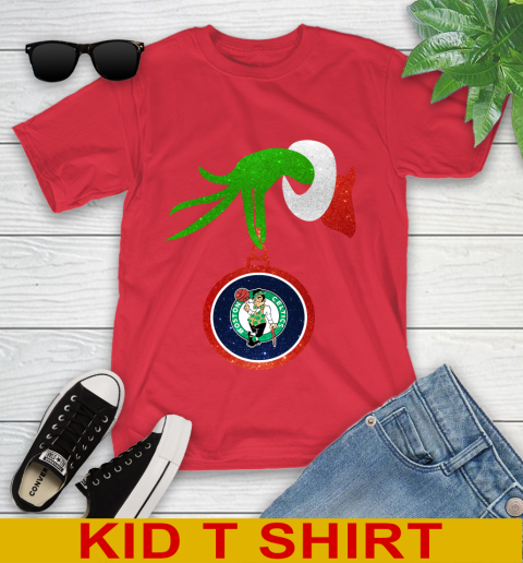 Boston Celtics Grinch Merry Christmas NBA Basketball Youth T-Shirt 10