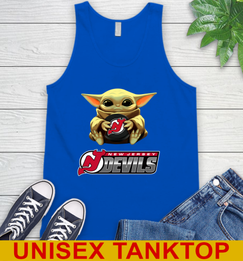 NHL Hockey New Jersey Devils Star Wars Baby Yoda Shirt 74