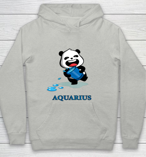 Aquarius Zodiac Panda Birthday Youth Hoodie