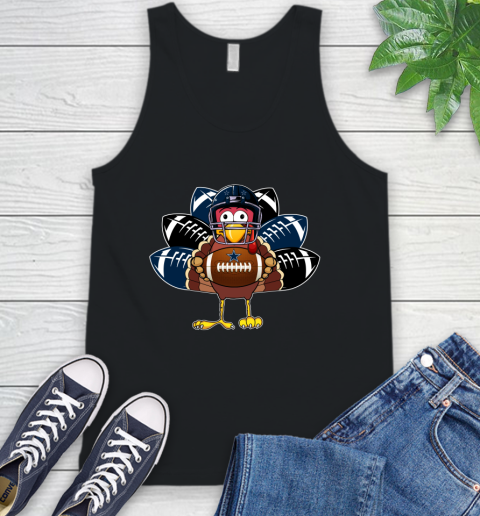 Dallas Cowboys Turkey Thanksgiving Day Tank Top 2