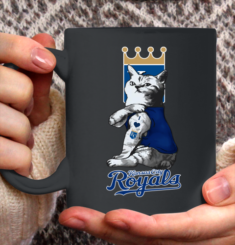 MLB Baseball My Cat Loves Kansas City Royals Ceramic Mug 11oz 2