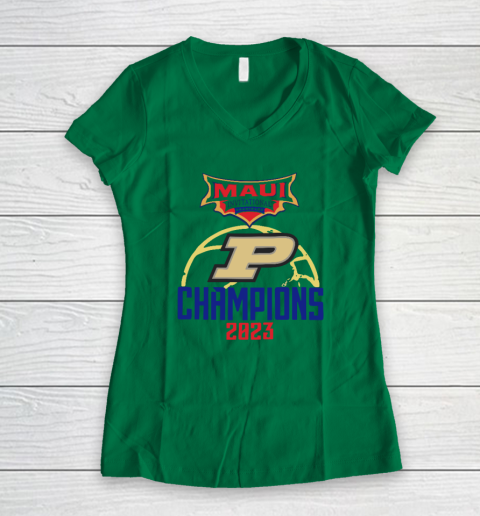 Purdue Maui Invitational Women's V-Neck T-Shirt - Image 4