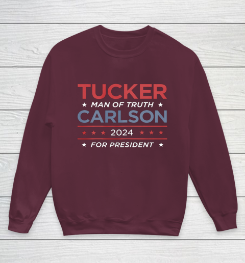 President Carlson Tucker Carlson /'24 Fox News 2024 Election Sweatshirt Political Unisex Crewneck Graphic Sweatshirt