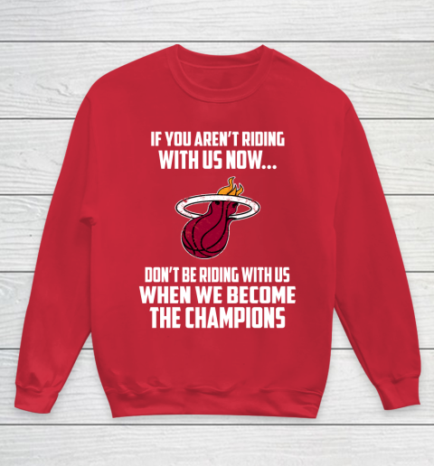 NBA Miami Heat Basketball We Become The Champions Youth Sweatshirt 7