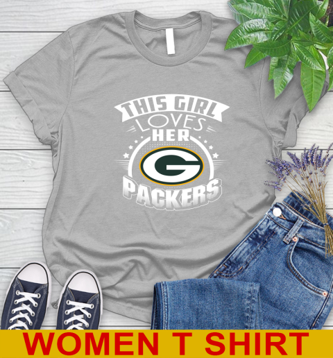 Green Bay Packers NFL Football This Girl Loves Her Team 89