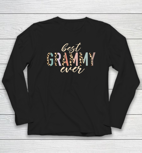 Best Grammy Ever Gifts Leopard Print Mother's Day Long Sleeve T-Shirt
